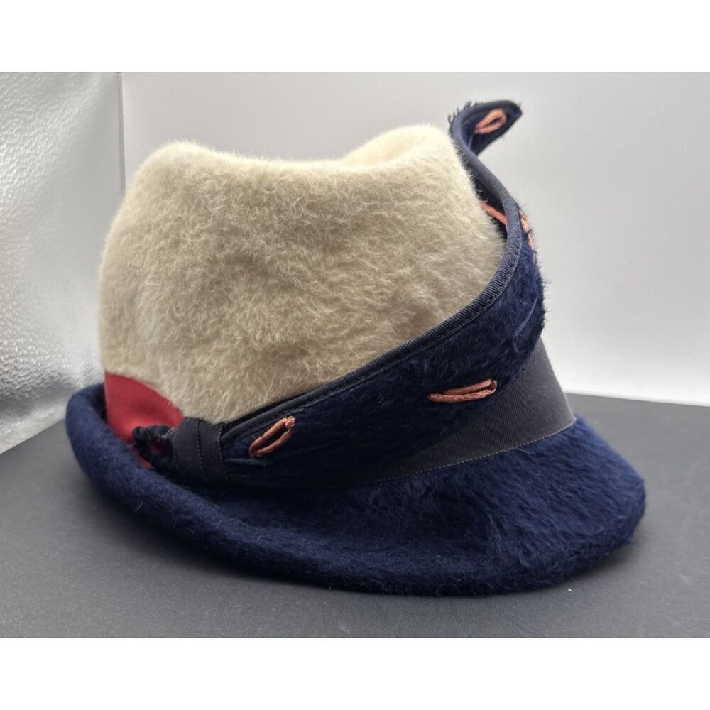 Rare Martell Hat West Germany Bellini Mid Century Furry Hat Original Vintage